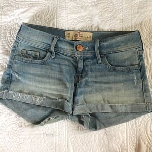 Hollister low-rise denim shorts